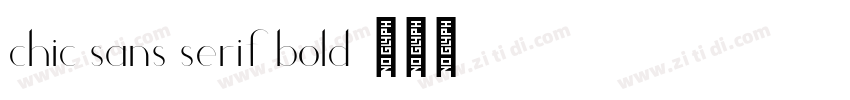 chic sans serif bold字体转换 chic sans serif bold字体转换